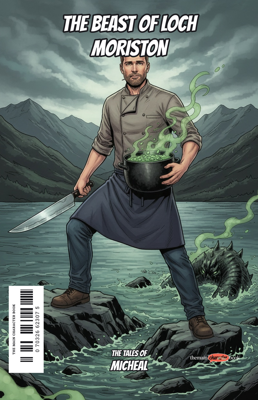 The Beast of Loch Moriston — personalised front cover
