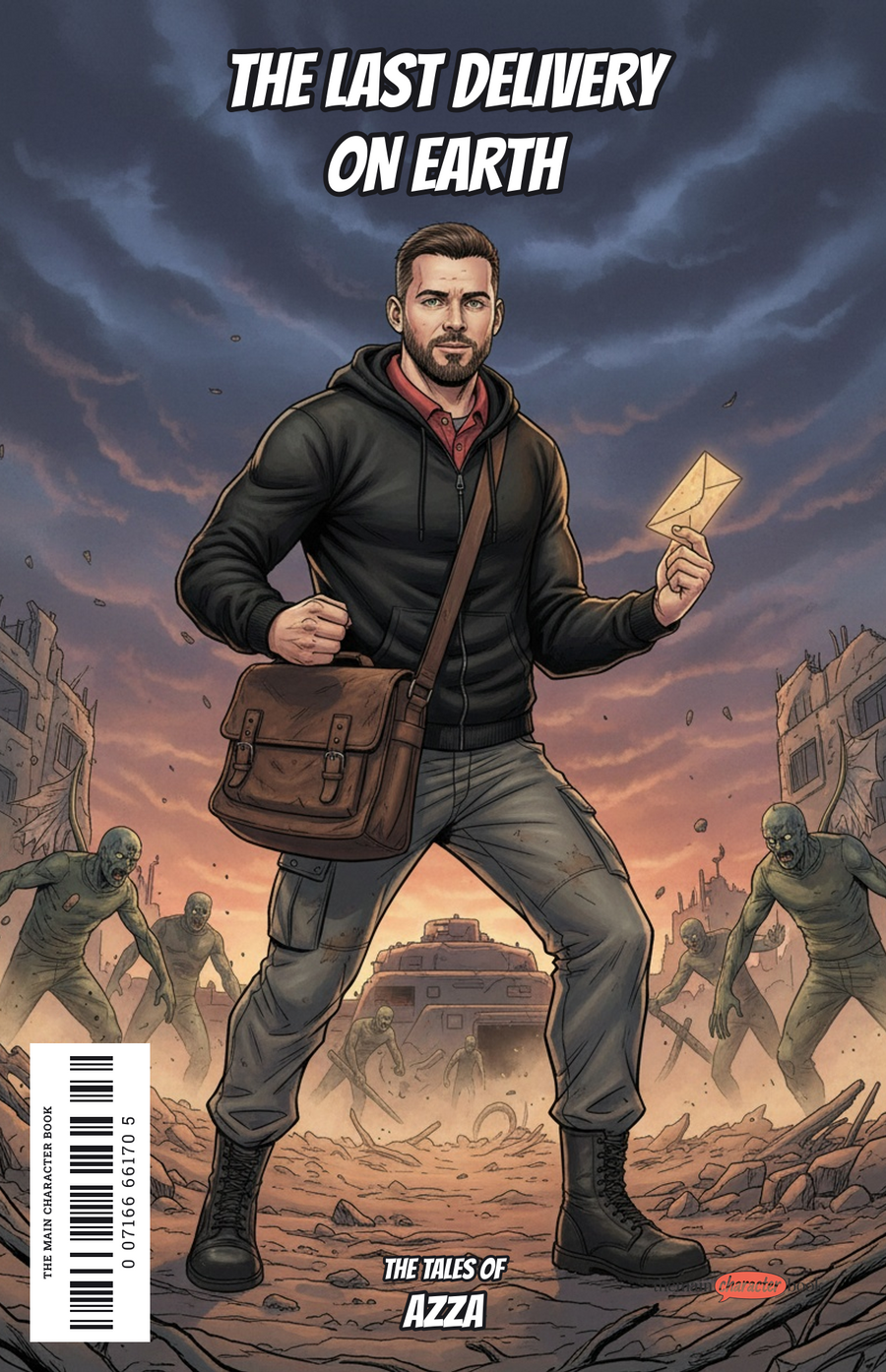 The Last Delivery on Earth — personalised front cover