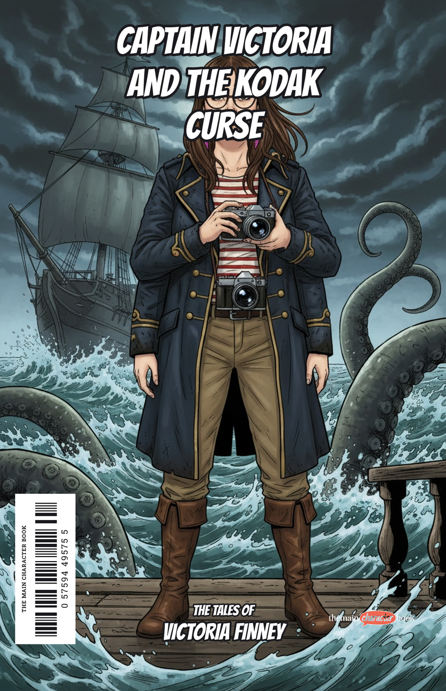 Captain Victoria and the Kodak Curse — personalised front cover