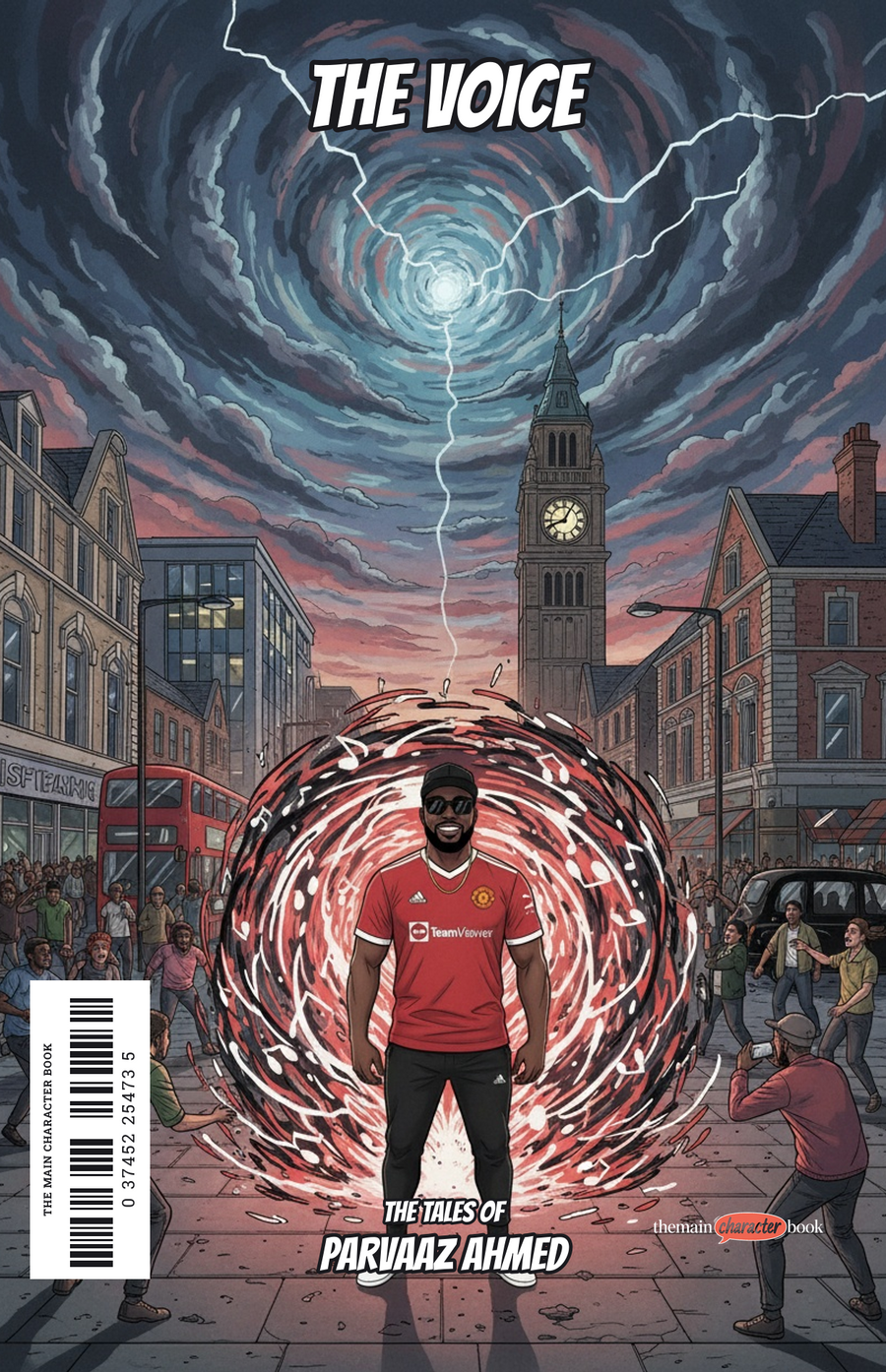 The Voice — personalised front cover