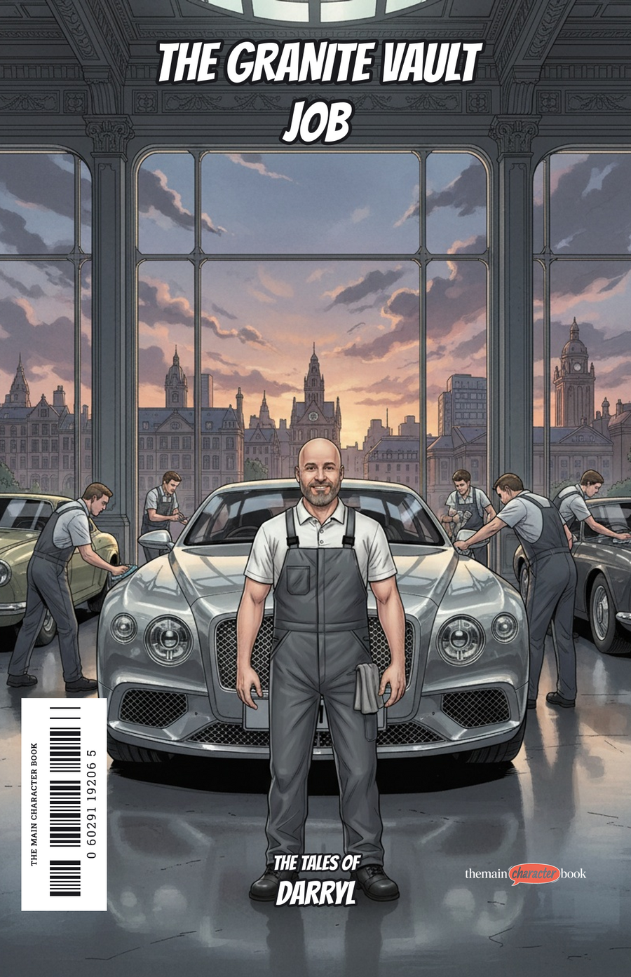 The Granite Vault Job — personalised front cover