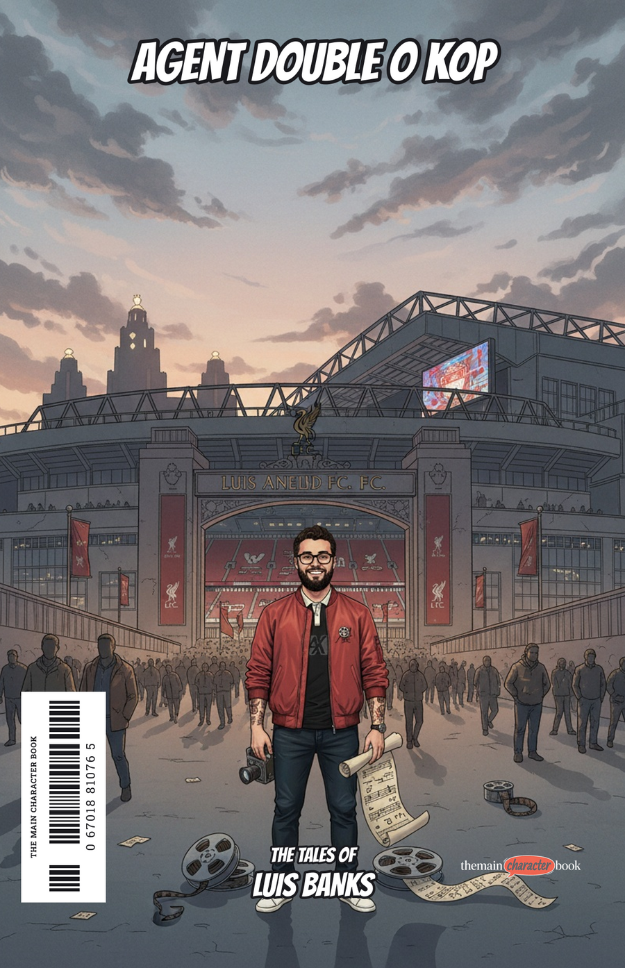 Agent Double O Kop — personalised front cover