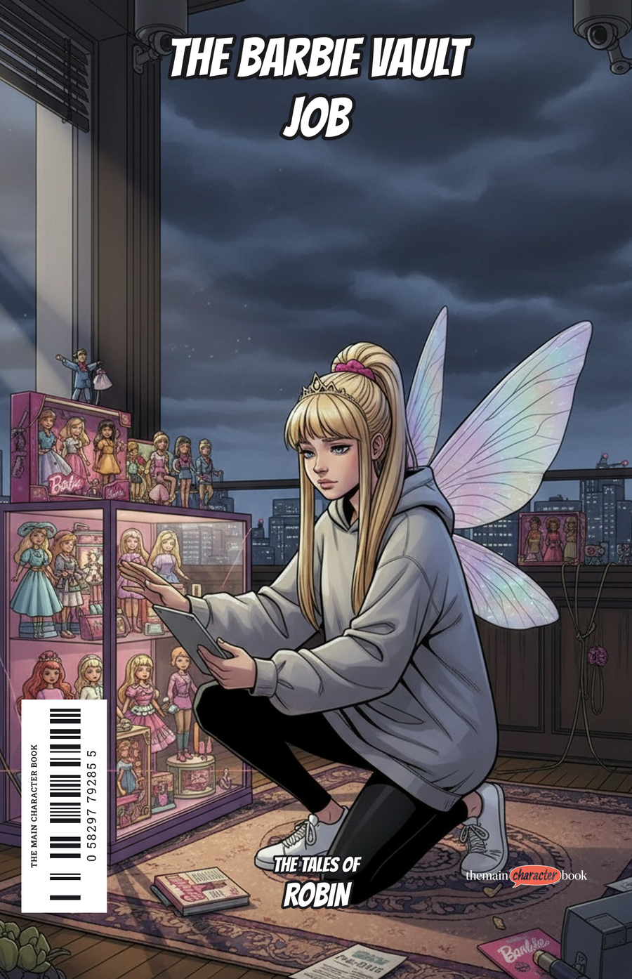 The Barbie Vault Job — personalised front cover