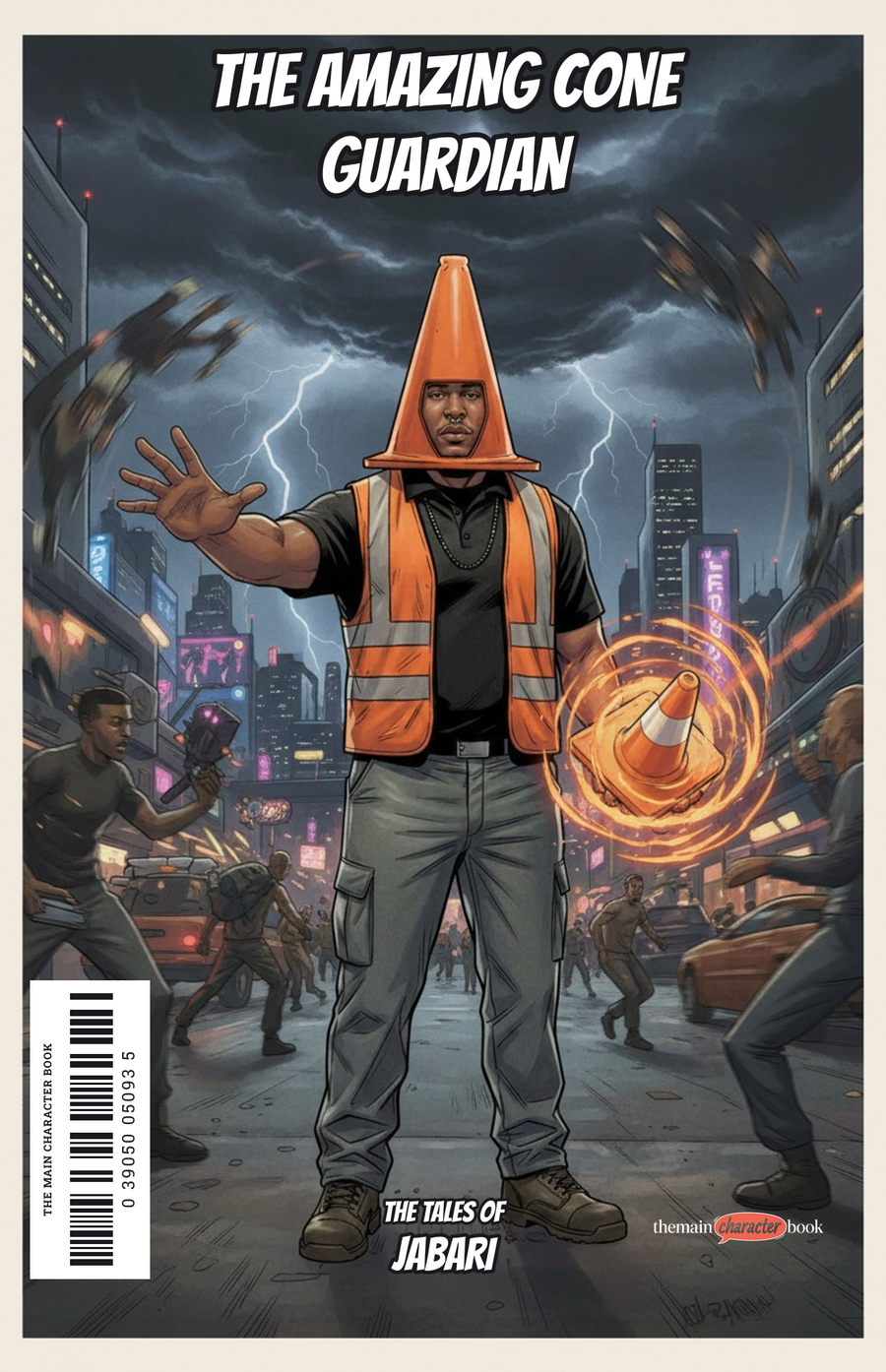 The Amazing Cone Guardian — personalised front cover