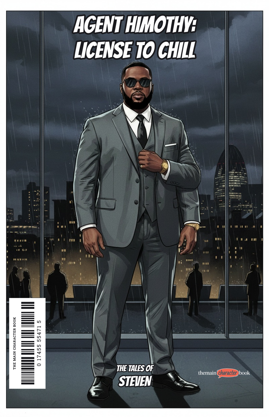 Agent Himothy: License to Chill — personalised front cover