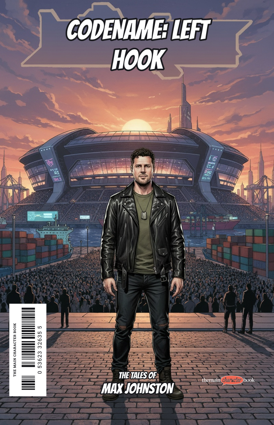 Codename: Left Hook — personalised front cover