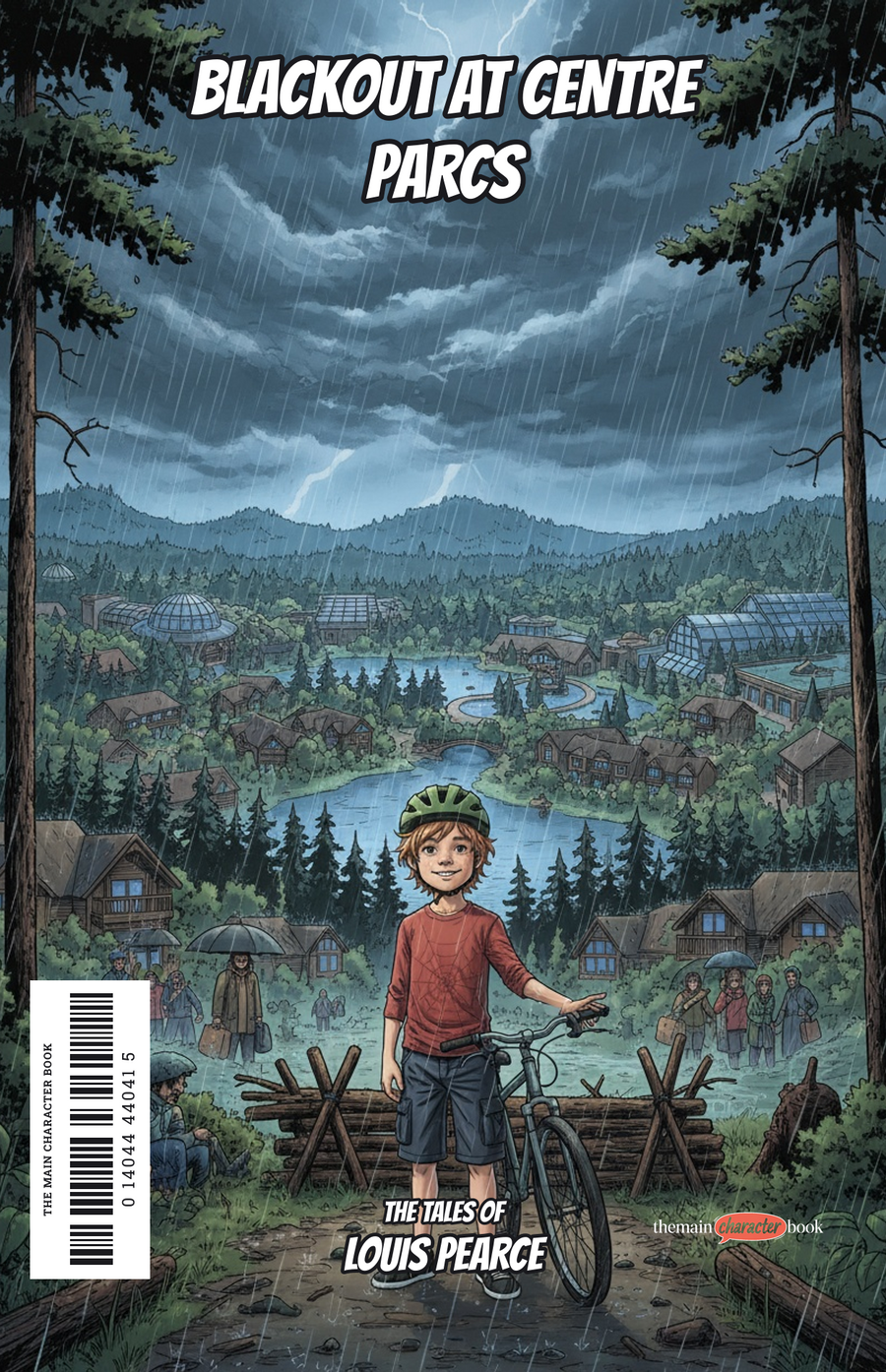 Blackout at Centre Parcs — personalised front cover