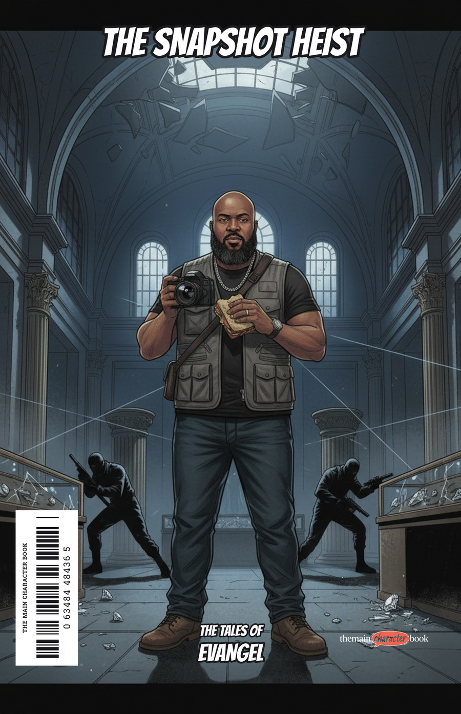 The Snapshot Heist — personalised front cover