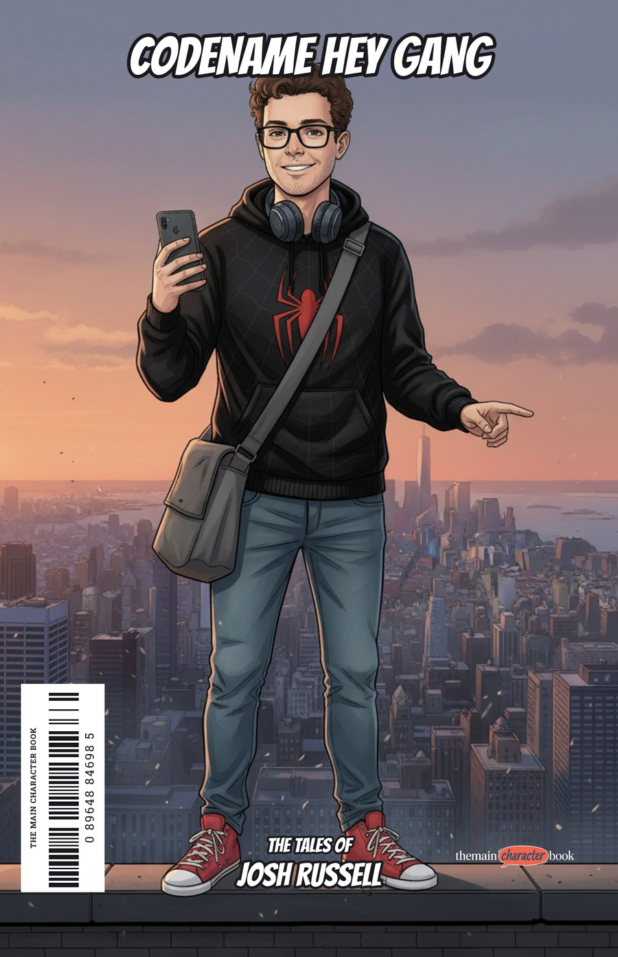 Codename Hey Gang — personalised front cover