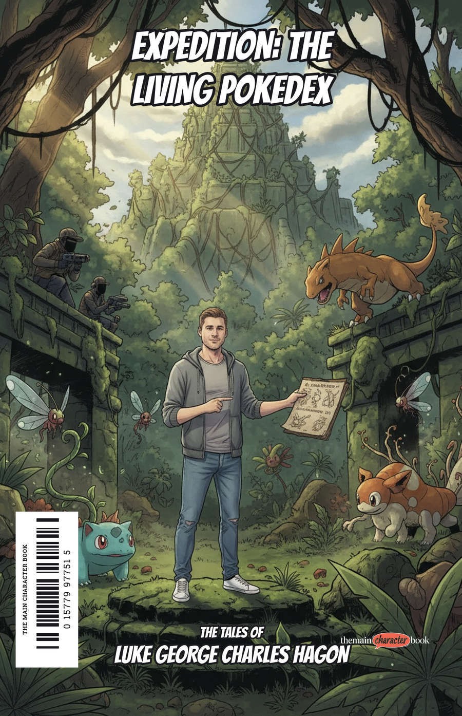 Expedition: The Living Pokedex — personalised front cover