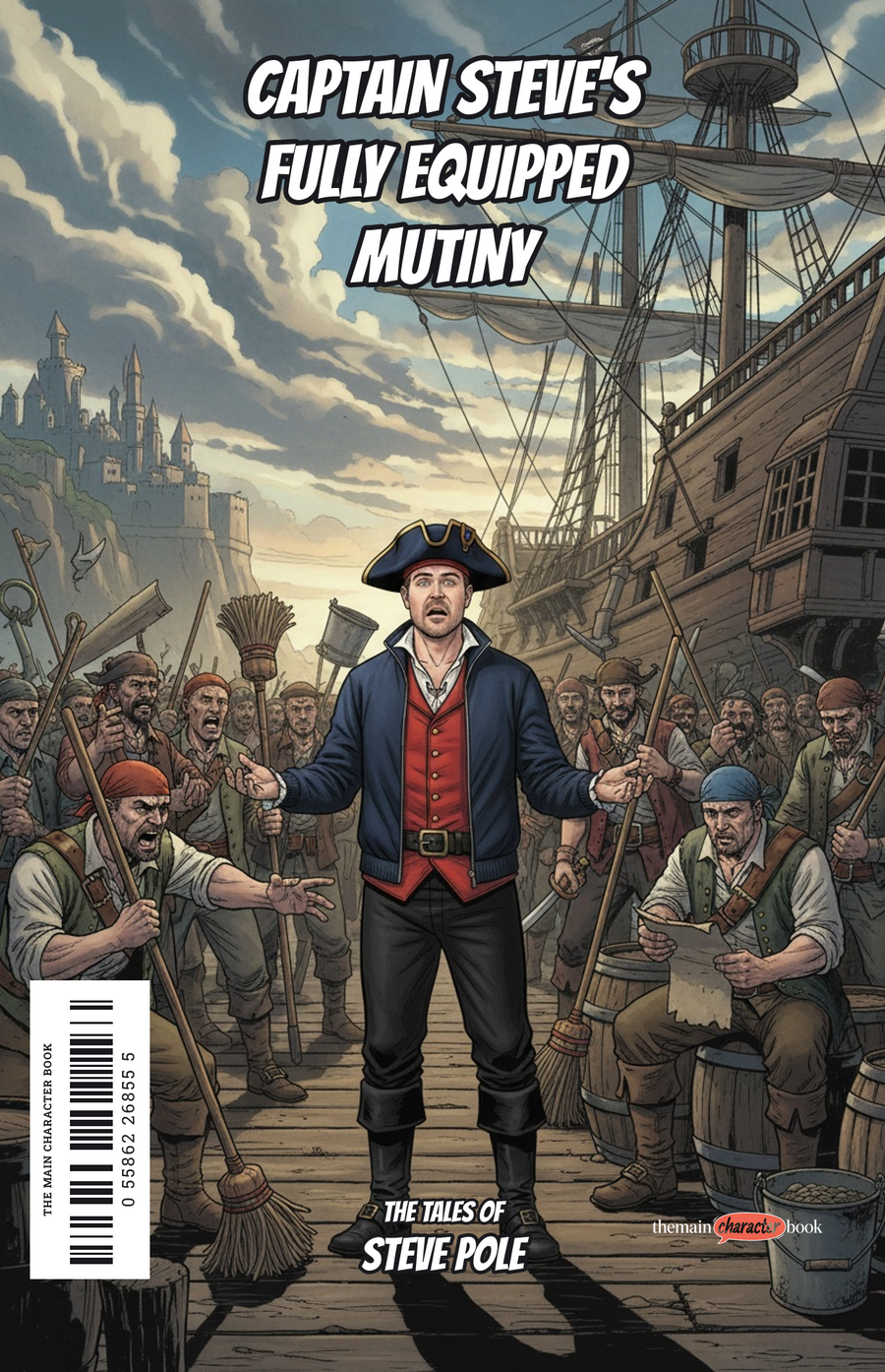 Captain Steve's Fully Equipped Mutiny — personalised front cover