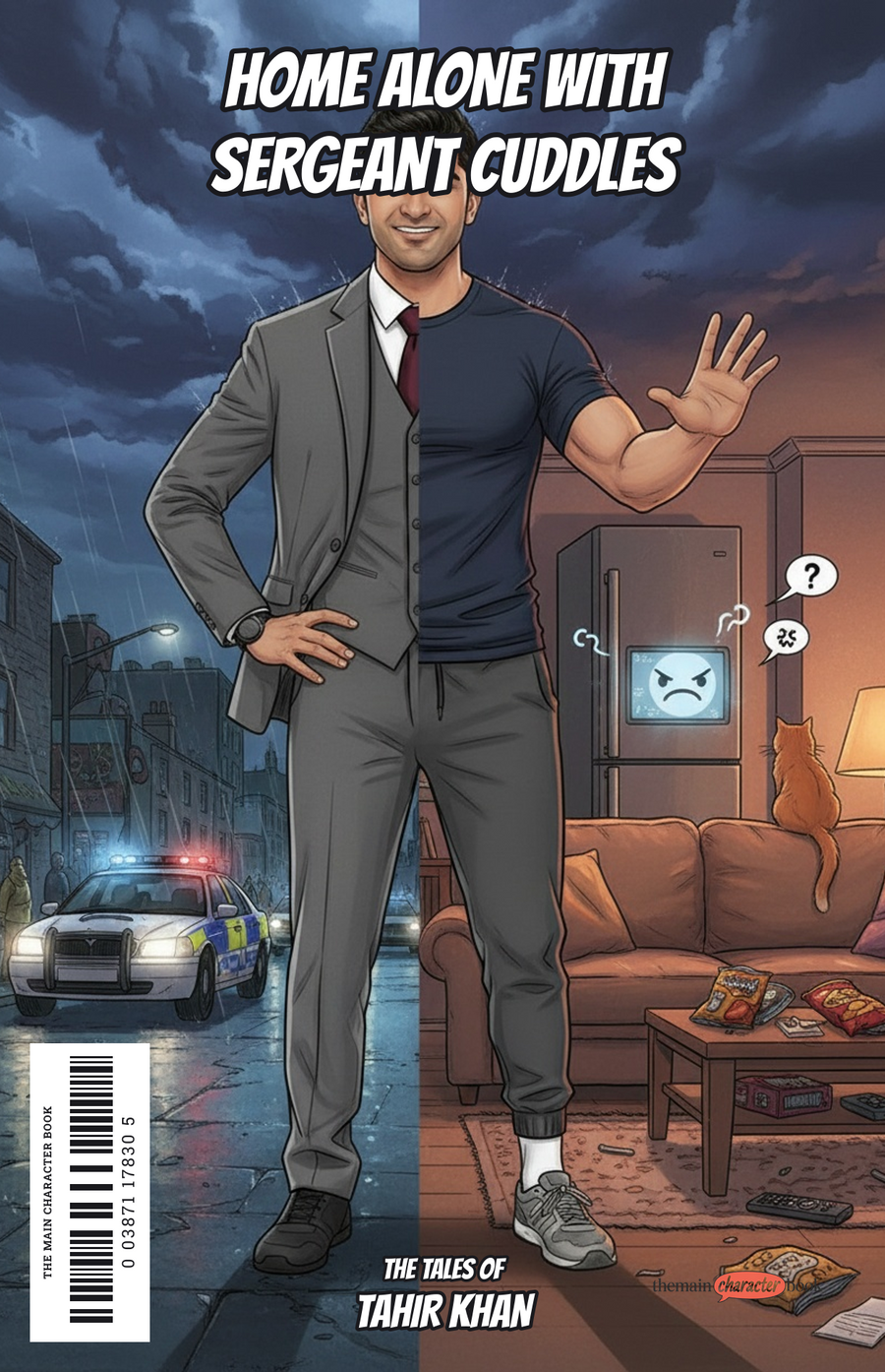 Home Alone With Sergeant Cuddles — personalised front cover