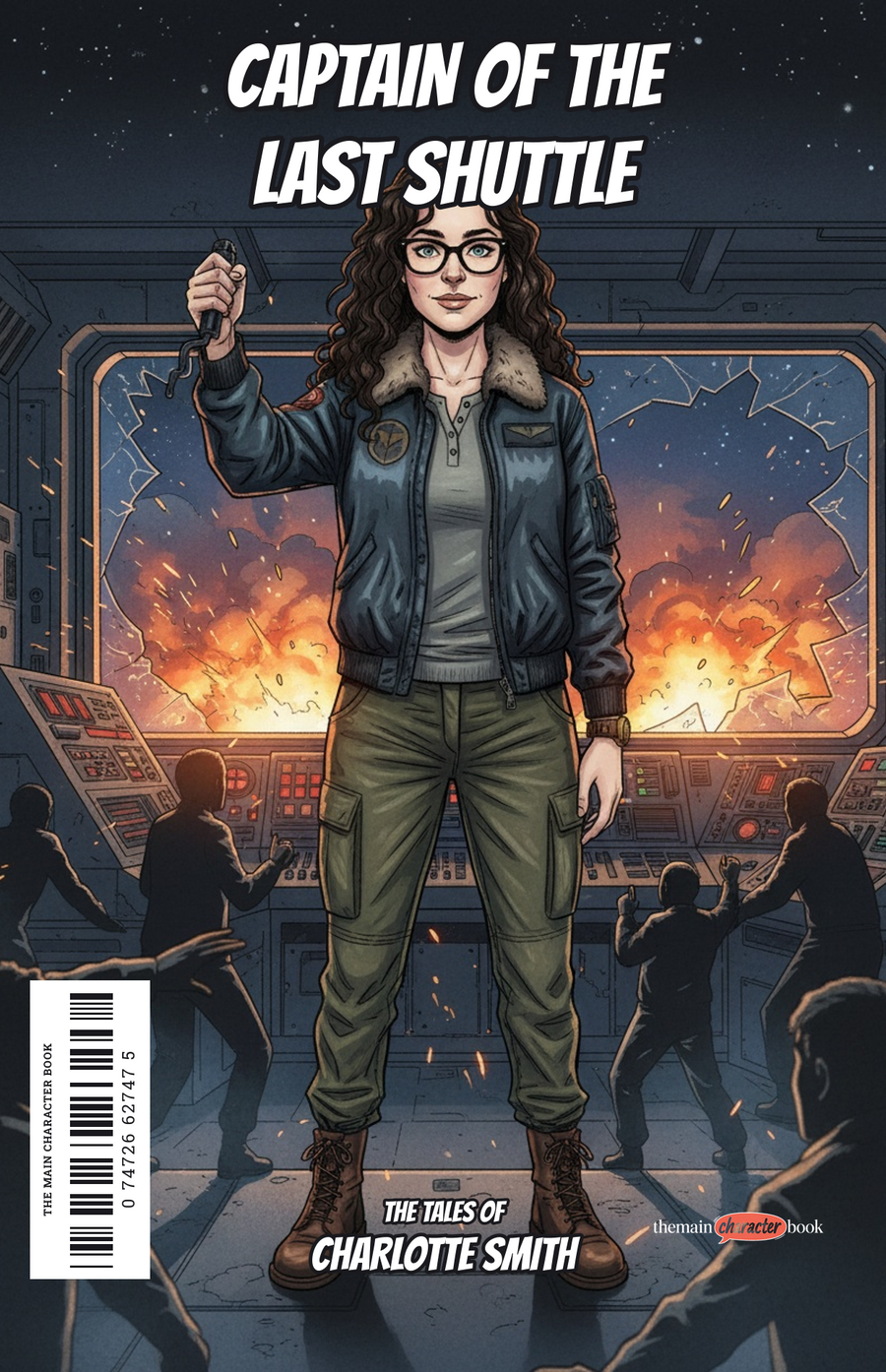Captain of the Last Shuttle — personalised front cover
