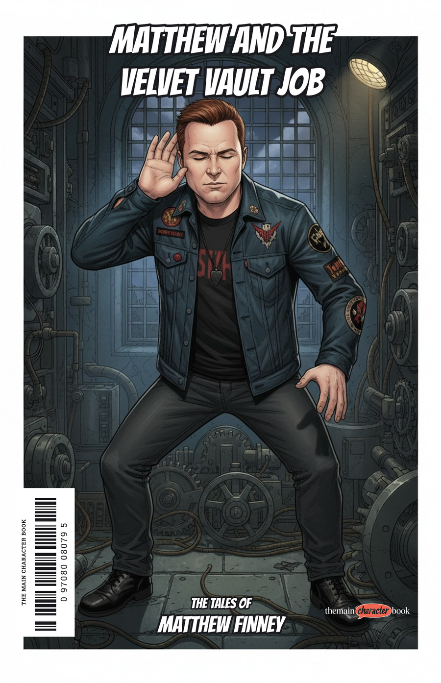 Matthew and the Velvet Vault Job — personalised front cover