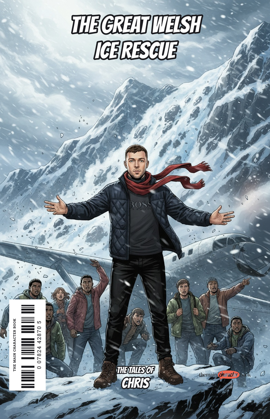 The Great Welsh Ice Rescue — personalised front cover