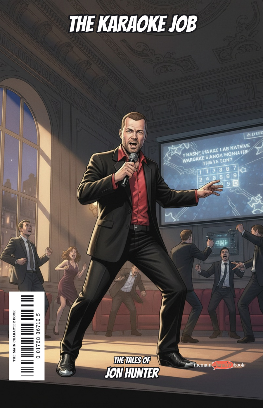 The Karaoke Job — personalised front cover