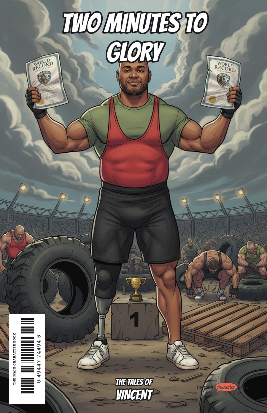 Two Minutes to Glory — personalised front cover