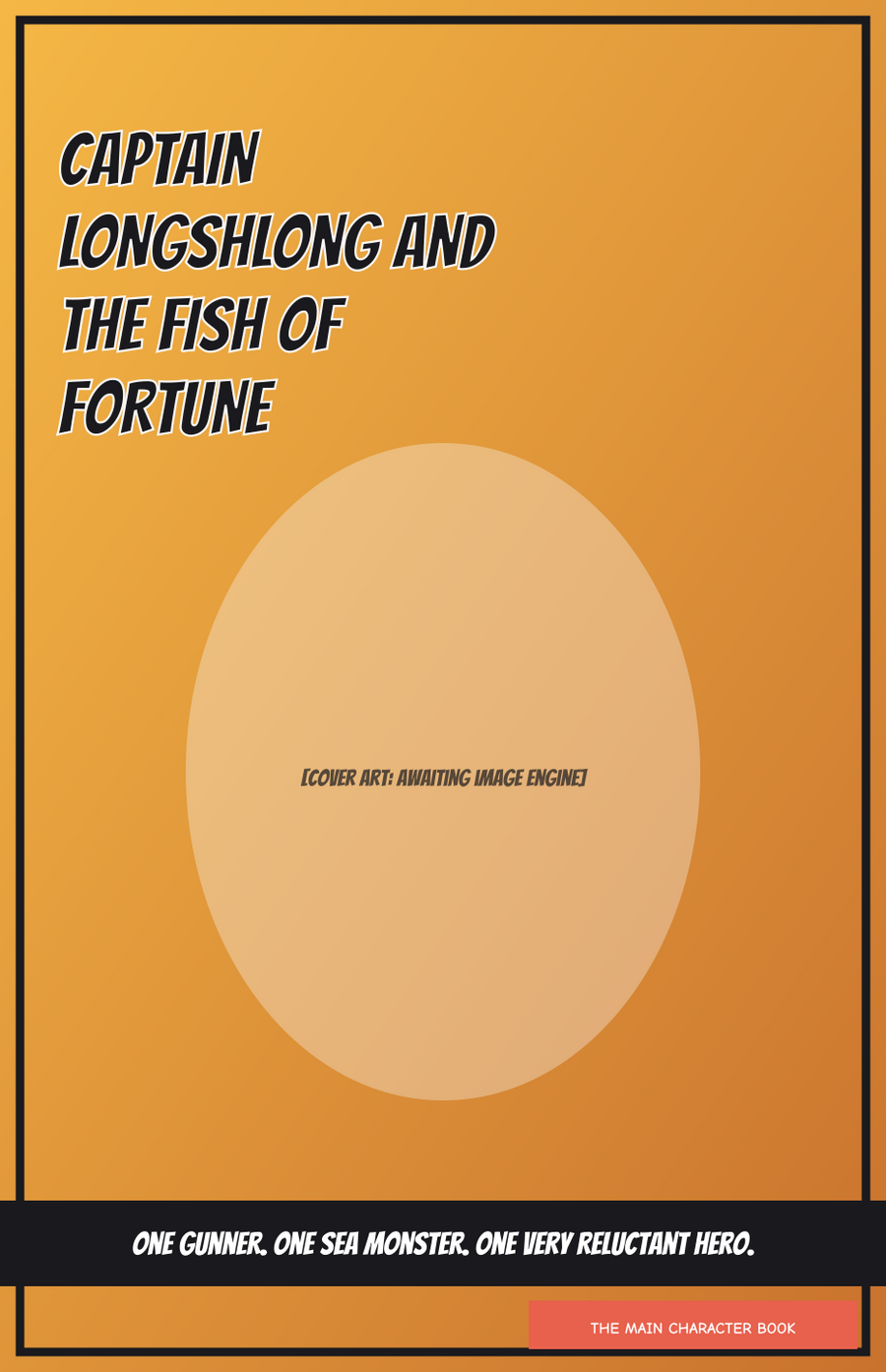 Captain Longshlong and the Fish of Fortune — personalised front cover