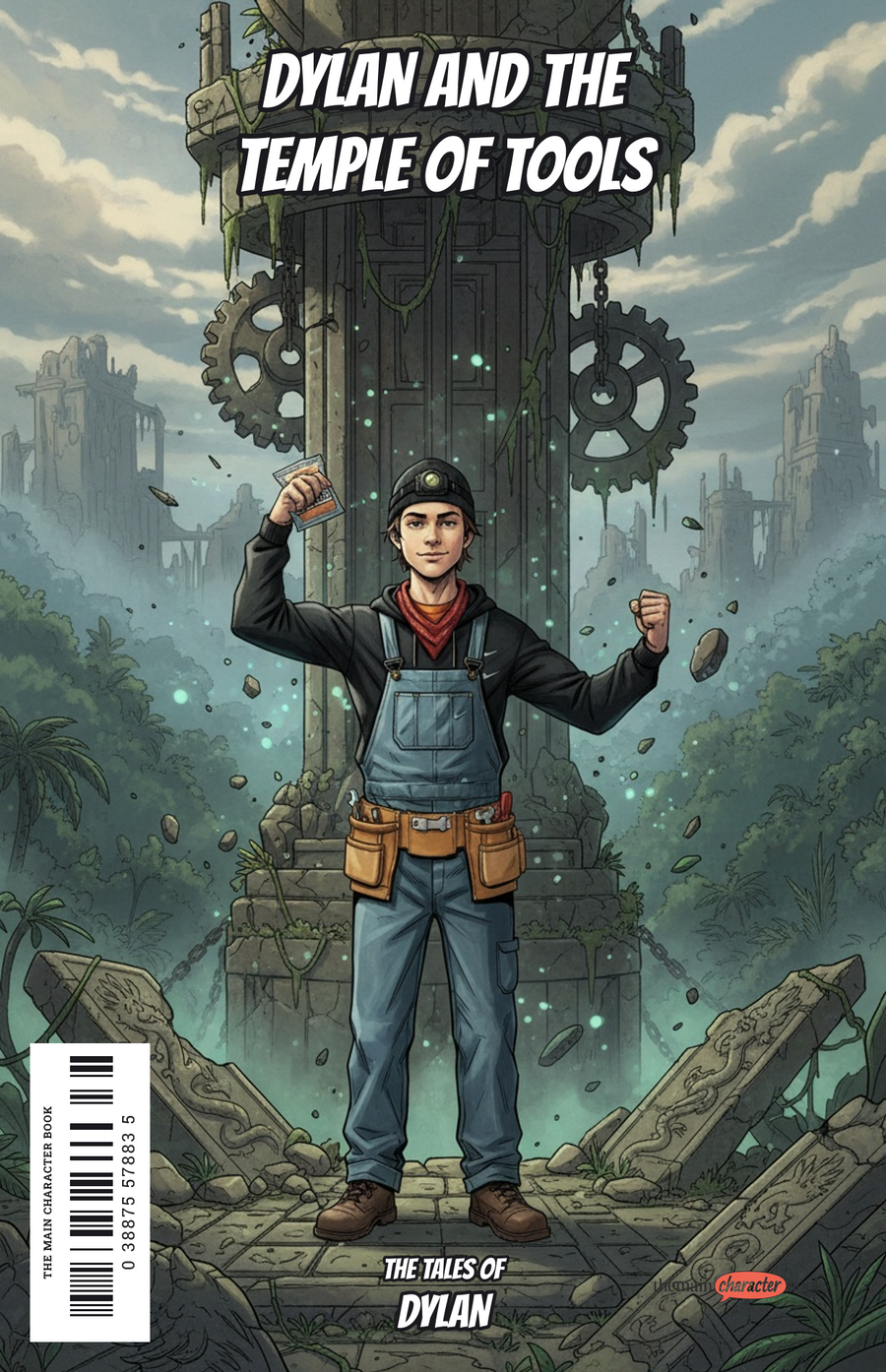Dylan and the Temple of Tools — personalised front cover