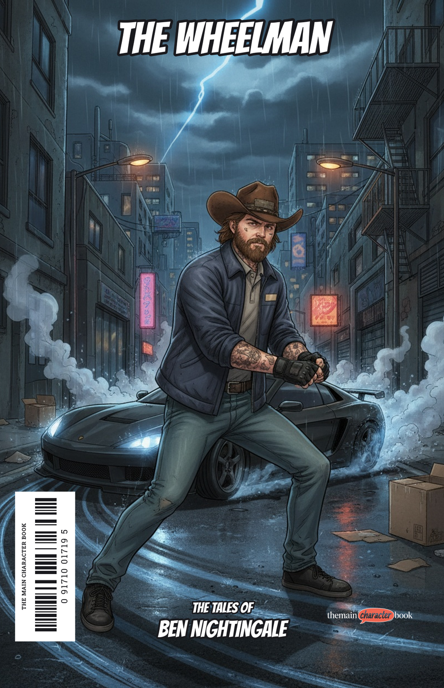 The Wheelman — personalised front cover