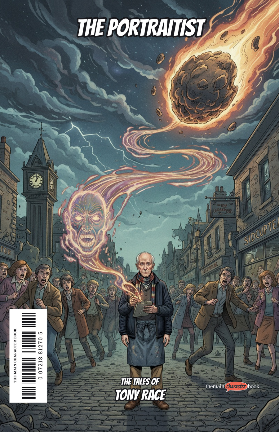The Portraitist — personalised front cover