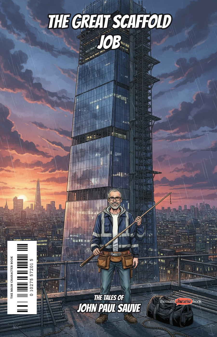 The Great Scaffold Job — personalised front cover