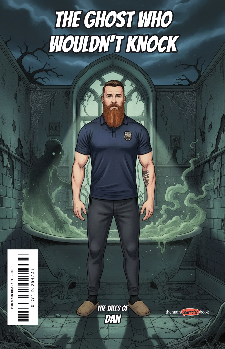 The Ghost Who Wouldn't Knock — personalised front cover