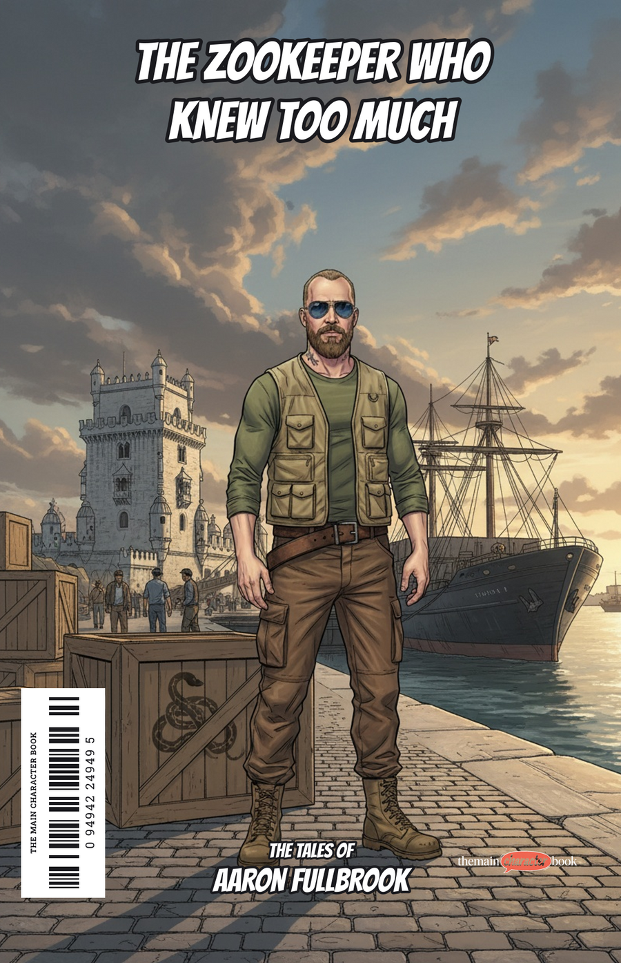 The Zookeeper Who Knew Too Much — personalised front cover
