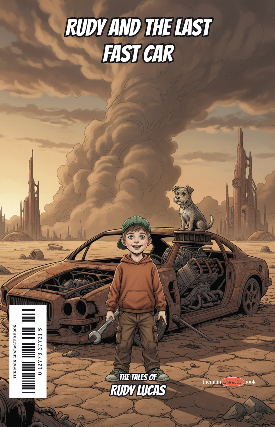 Rudy and the Last Fast Car — personalised front cover