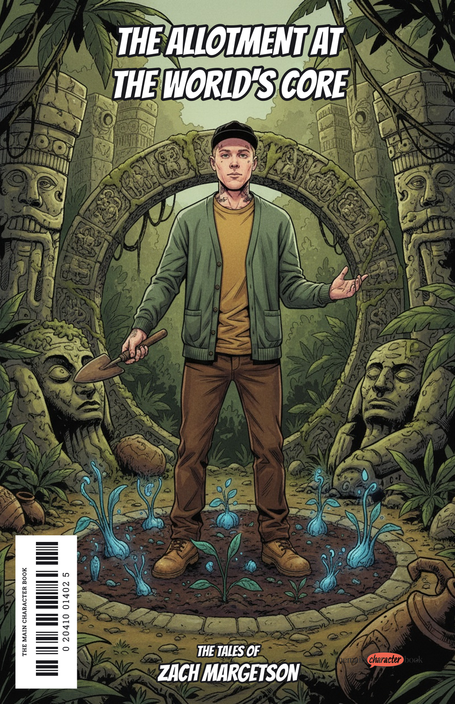The Allotment at the World's Core — personalised front cover