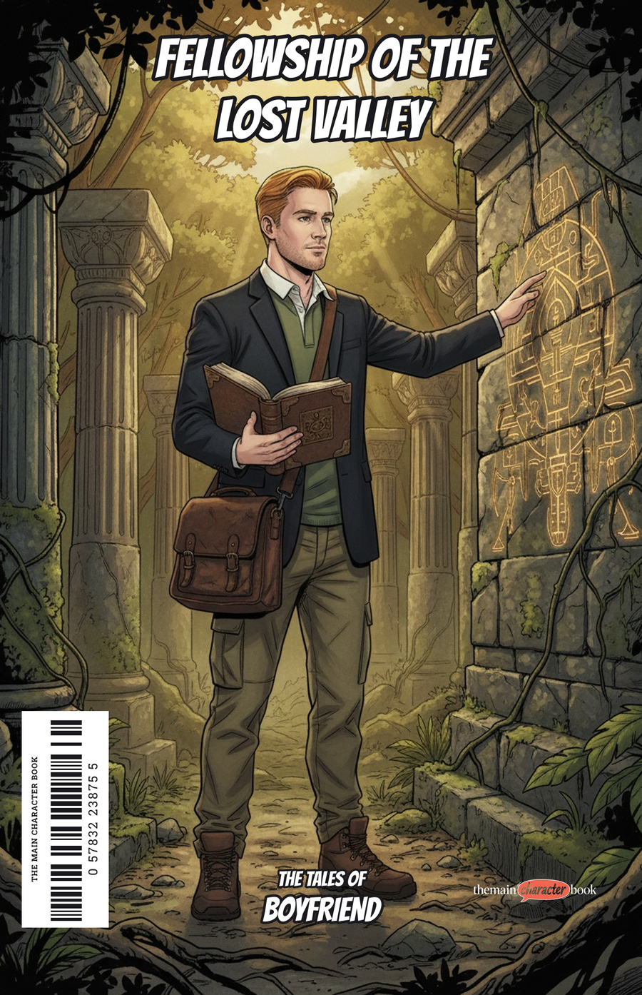 Fellowship of the Lost Valley — personalised front cover