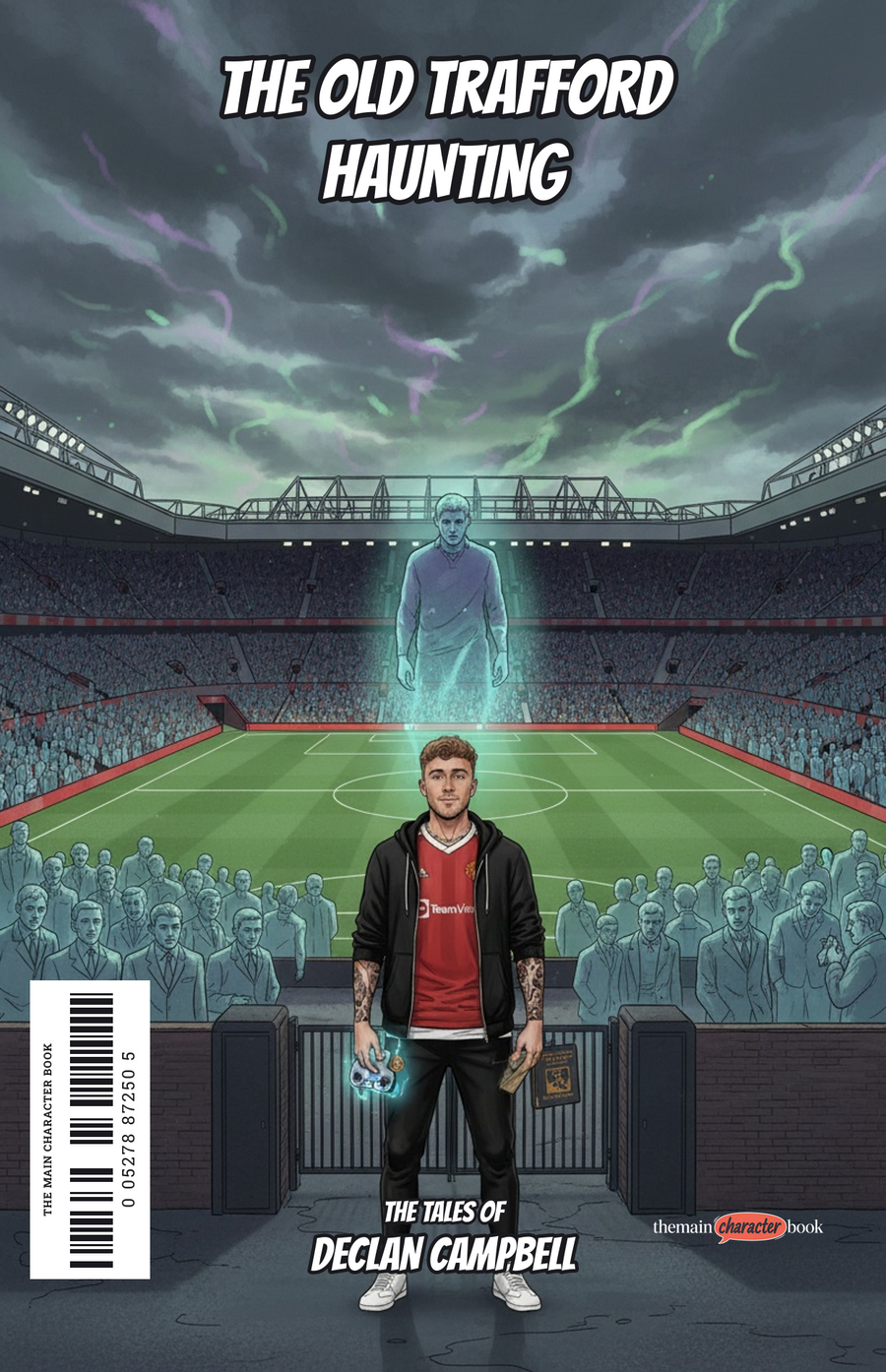 The Old Trafford Haunting — personalised front cover