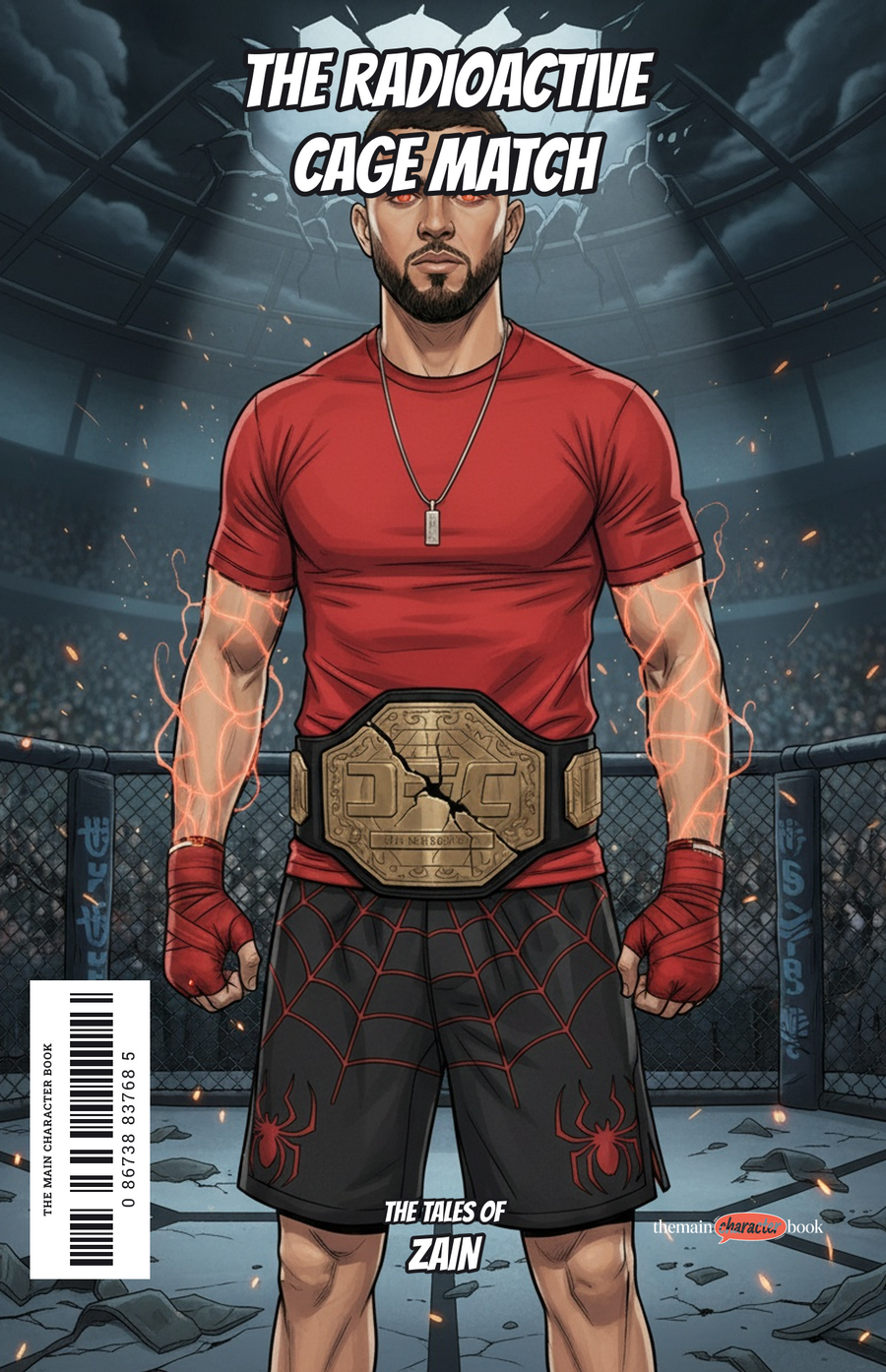 The Radioactive Cage Match — personalised front cover
