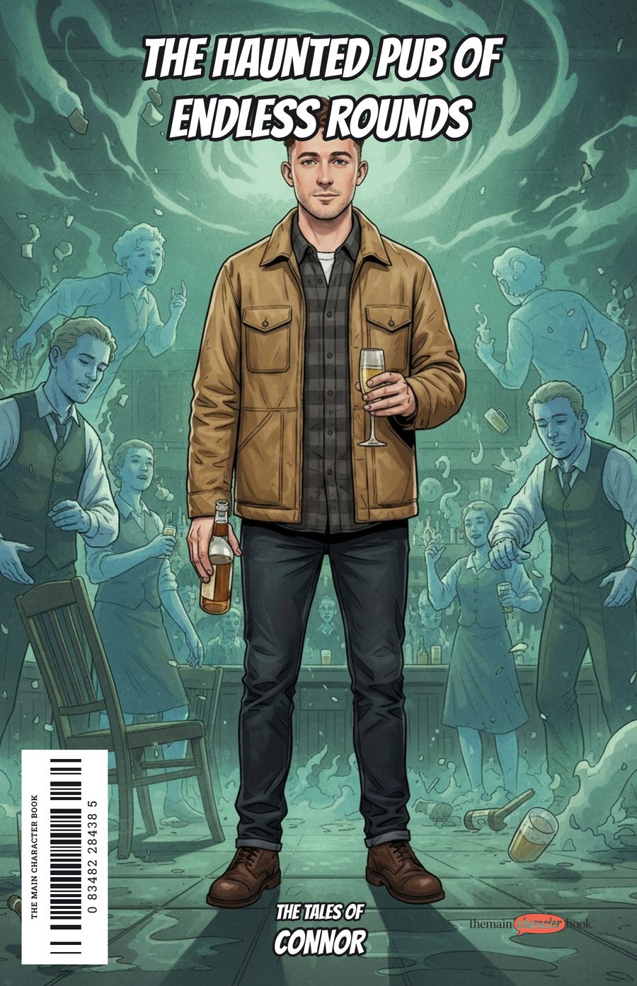 The Haunted Pub of Endless Rounds — personalised front cover