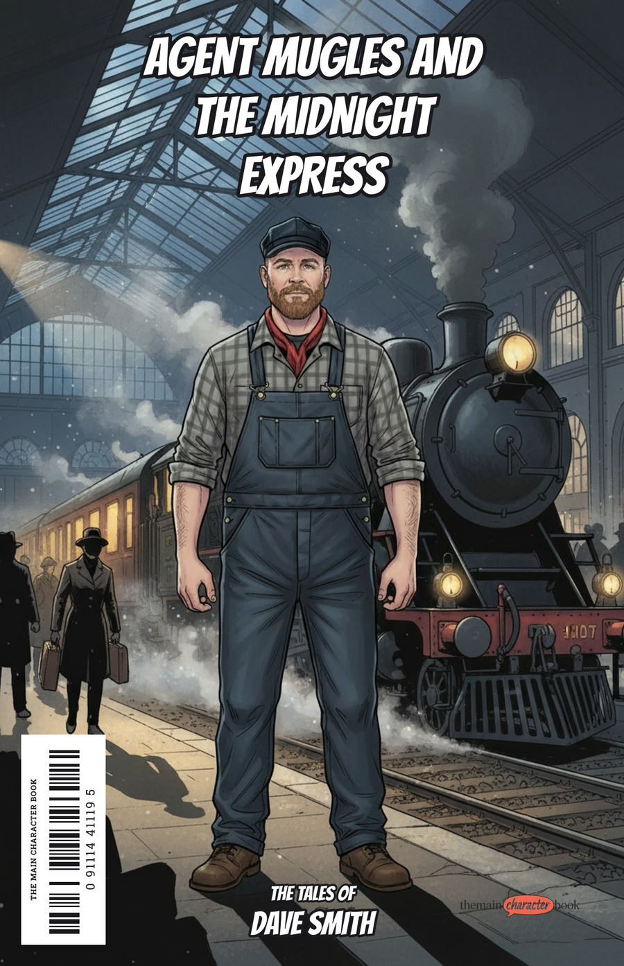 Agent Mugles and the Midnight Express — personalised front cover