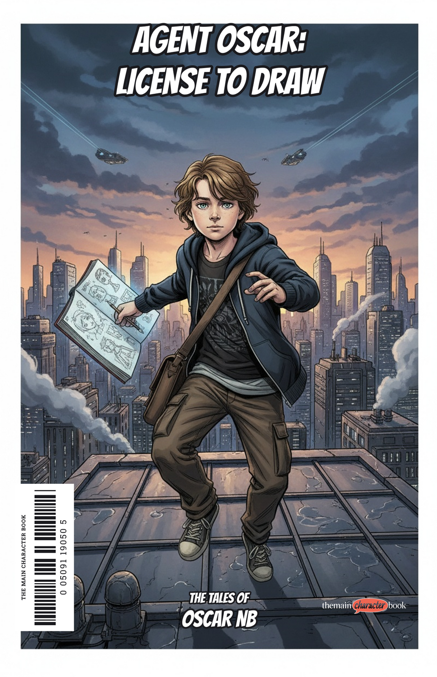 Agent Oscar: License to Draw — personalised front cover