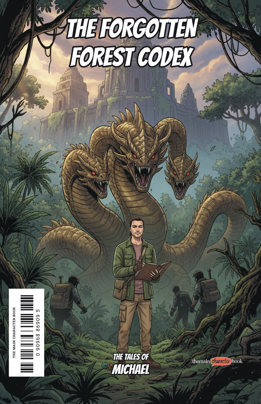The Forgotten Forest Codex — personalised front cover