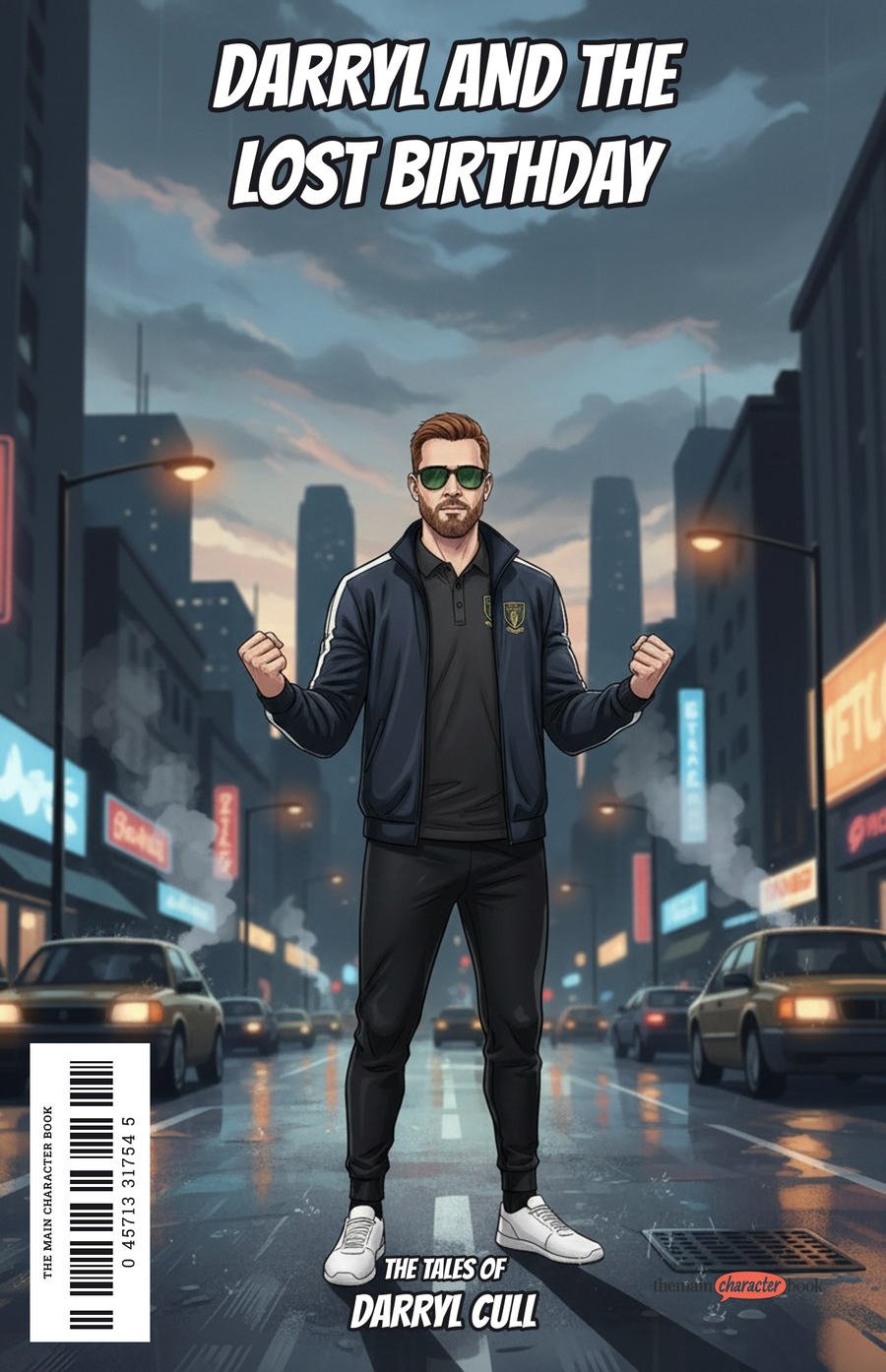 Darryl and the Lost Birthday — personalised front cover