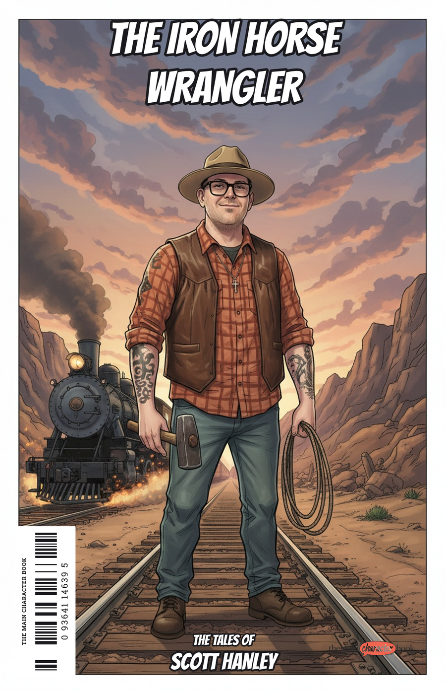 The Iron Horse Wrangler — personalised front cover