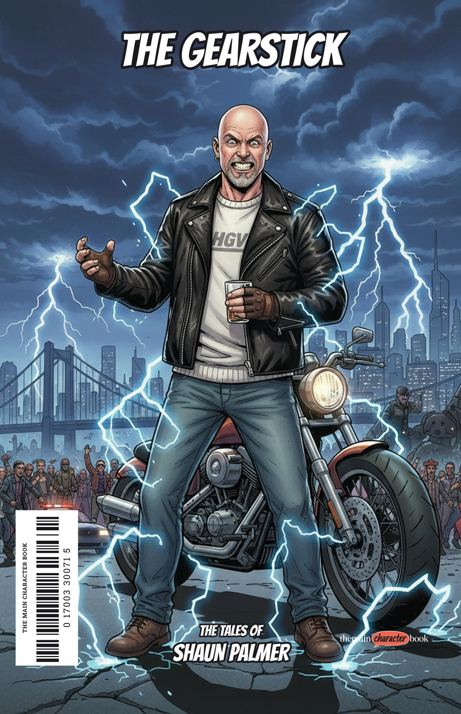 The Gearstick — personalised front cover