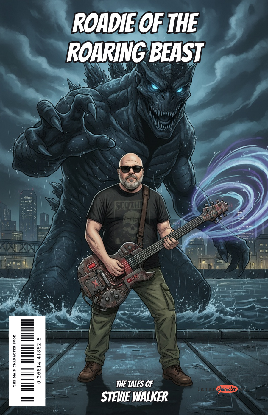 Roadie of the Roaring Beast — personalised front cover