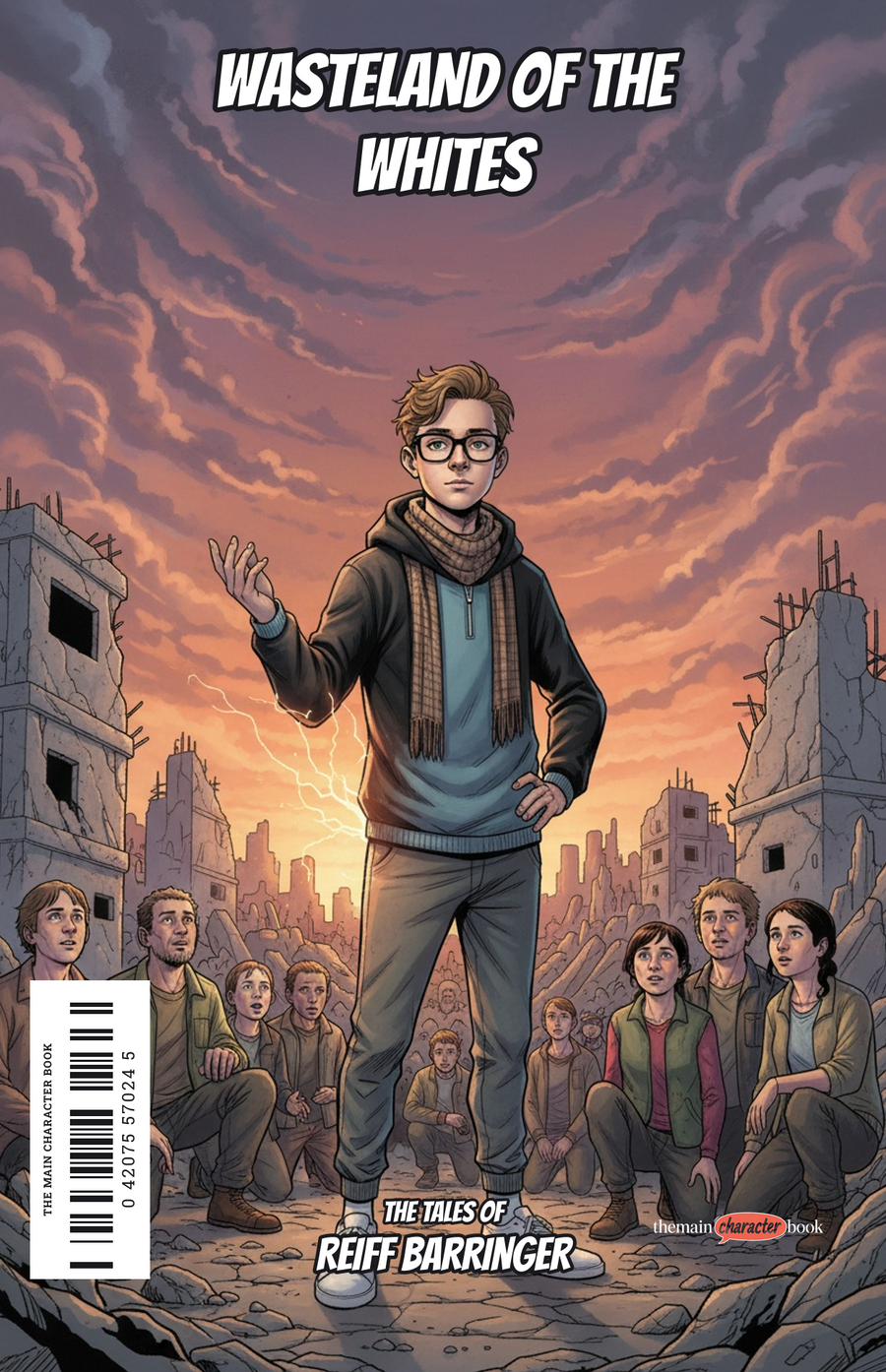 Wasteland of the Whites — personalised front cover