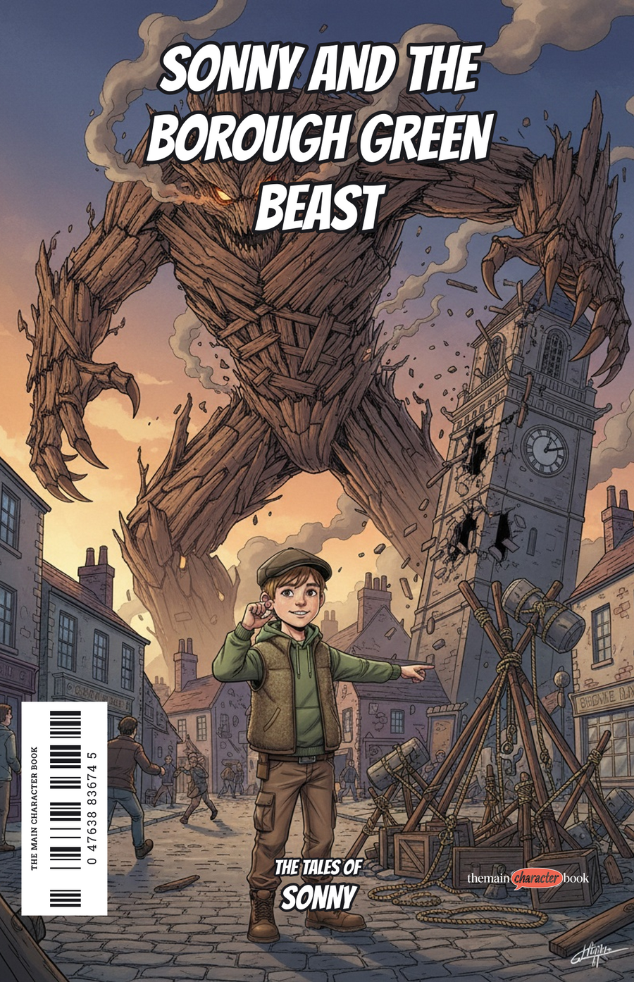 Sonny and the Borough Green Beast — personalised front cover