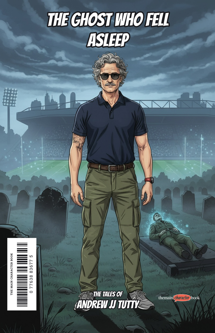The Ghost Who Fell Asleep — personalised front cover
