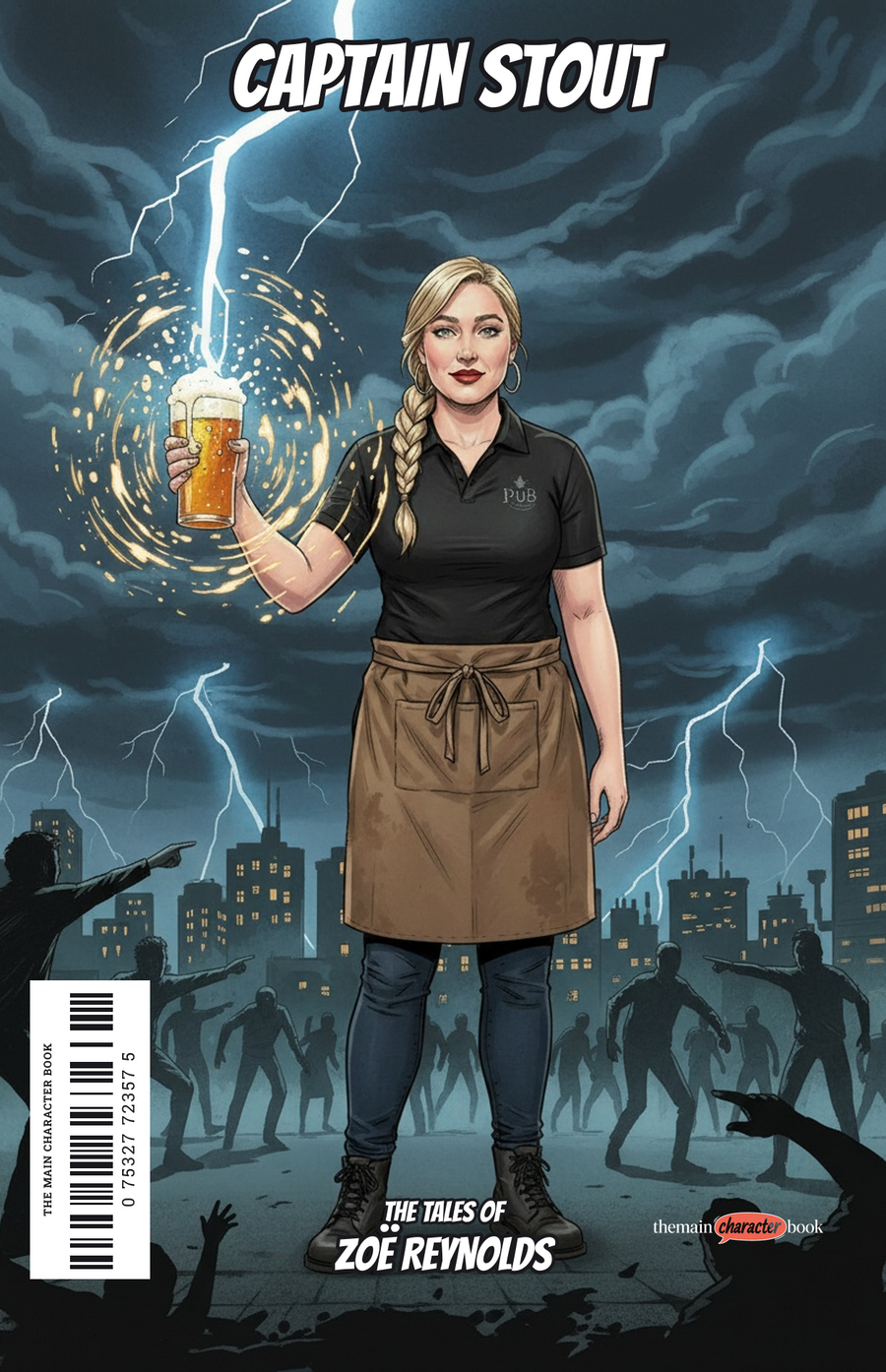 Captain Stout — personalised front cover