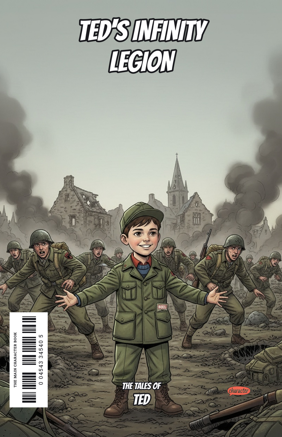 Ted's Infinity Legion — personalised front cover