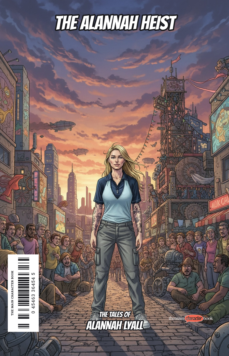 The Alannah Heist — personalised front cover