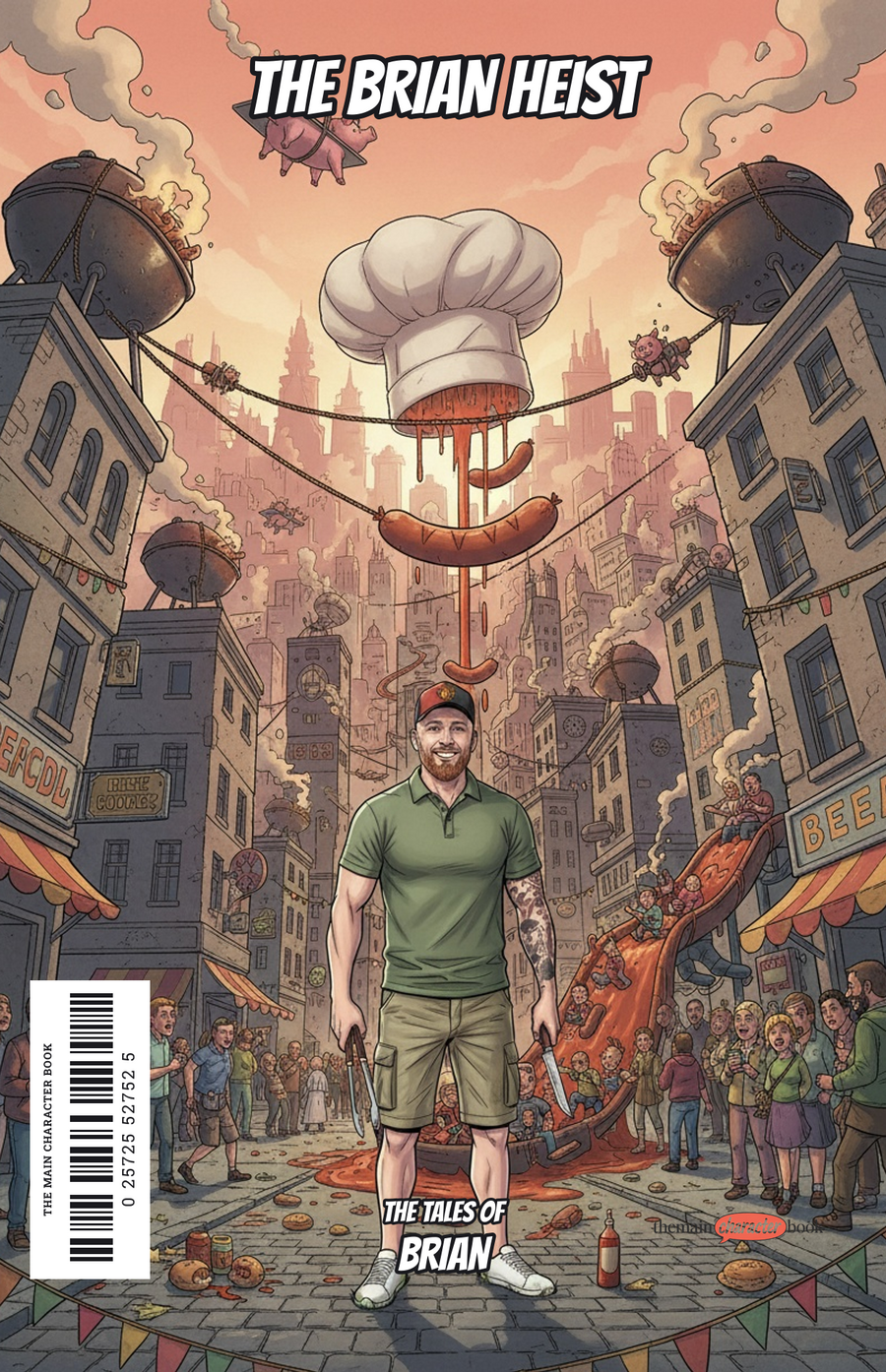 The Brian Heist — personalised front cover