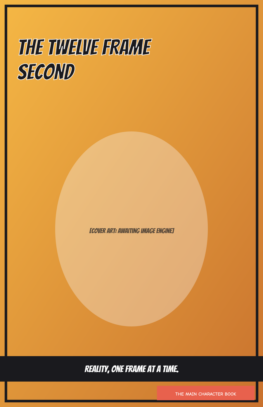 The Twelve Frame Second — personalised front cover