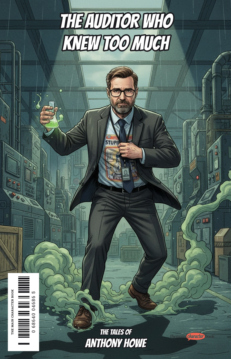 The Auditor Who Knew Too Much — personalised front cover